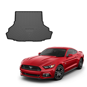 Alfombrillas impermeables para <span class=keywords><strong>maletero</strong></span> de coche, accesorios de Interior de alta calidad para Ford Mustang <span class=keywords><strong>2015</strong></span> + Tpe - Product Image 1