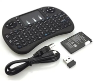 2,4g i8 Mini teclado i8 Air Fly mouse, retroiluminado, inglés, ruso, español, control remoto para Android TV box