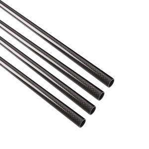Tube en fibre de carbone 3K noir mat brillant, enroulé, taille personnalisée, tube rond en carbone pour accessoires de châssis de drone - Product Image 3