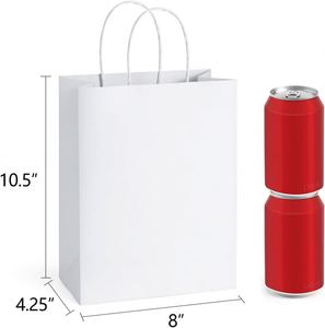 Custom Kraft <b>Paper</b> <b>Biodegradable</b> Recyclable Laminated Tote Bags with Custom Logo for Food Promotion - Product Image 2