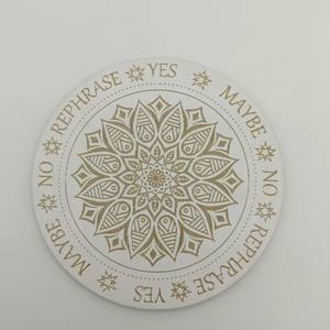 Tavola a pendolo artigianale per tarocchi e letture spirituali tavola a pendolo in legno per una divinazione accurata - Product Image 3