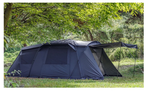 Tente extérieure en forme de <span class=keywords><strong>tunnel</strong></span> <span class=keywords><strong>pour</strong></span> grande famille camping <span class=keywords><strong>abri</strong></span> tente bâche extérieure tente en tissu imperméable personnalisée - Product Image 4