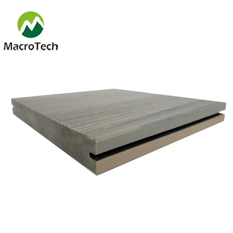 Super mudah untuk menginstal abdultahan air papan Geladak kayu plastik komposit lantai dek luar ruangan