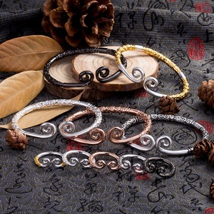 Brazalete Plateado para Hombre y Mujer, Diseño Moderno, Edición Conmemorativa de Black Myth <span class=keywords><strong>Goku</strong></span> - Product Image 5
