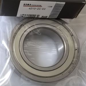 Rodamiento de Bolas de Ranura Profunda de Acero Cromado de Alta Calidad 6210, Precisión C3 P6, Sellado ZZ, Alta Velocidad, Bajo Ruido, 6210-2RZ 6210-2RS - Product Image 2