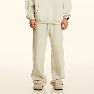 2025 couleur unie ample droite Sport pantalon surdimensionné cordon coupe-vent pantalons de survêtement vêtements de sport décontractés costume de sport pour unisexe - Product Image 3