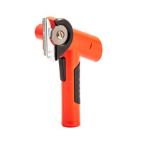 Ciseaux électriques sans fil, outil de découpe rotatif haute vitesse avec écran LED, lames SK5 pour carton, tissu, cuir