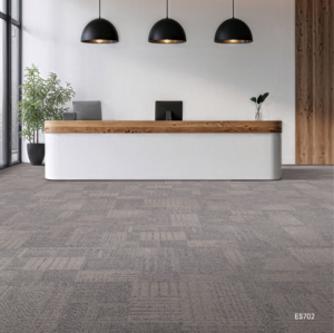 <span class=keywords><strong>ES700</strong></span> Pluche Polyester Waterafstotend Handgeknoopt Eenvoudig Kantoor Tapijt 100*33,33cm Modern Duurzaam Commercieel Grijs Geometrisch - Product Image 5