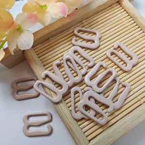 Vente en gros de clips de réglage de soutien-gorge de haute qualité, anneaux coulissants, style tendance, crochets de bretelles pour maillots de bain, bikini, matériau enduit de nylon - Product Image 2