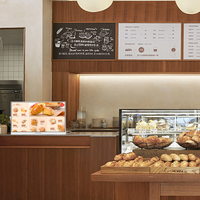 Pantalla LCD de 23.8 Pulgadas para Tiendas Minoristas, Pantalla Publicitaria para Restaurantes, Menús Digitales, Tableta de Escritorio, Señalización Digital
