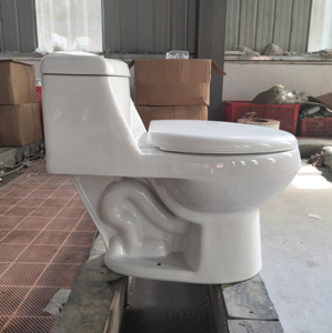 Inodoro de Cerámica Siphonic de Una Pieza Económico con Sifón <span class=keywords><strong>en</strong></span> Forma de S para Baño, Modelo Súper Ventas <span class=keywords><strong>en</strong></span> Sudamérica - Product Image 3