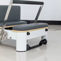 de réformateur de Pilates de certification d'usine en alliage d'aluminium noir de qualité supérieure de studio OEM Gym Standard
