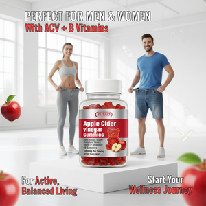 Les gommes au vinaigre de cidre de pomme favorisent la digestion et la détoxification, et sont de délicieuses gommes riches en vitamine B12. - Product Image 2