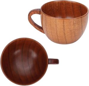 BPA Free Eco-Friendly Vintage Wooden Bamboo Coffee Mug with Wood Lid Reusable for Home & Office Use - Product Image 4