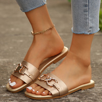 Sandalias Planas Estilo San Valentín para Mujer con Detalles de Corazón, Suela Suave, Zapatos Casuales de Verano para Caminar, Ideales para Citas Románticas