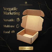 Boîtes d'expédition personnalisées avec logo pour emballages cadeaux, cartons pour brownies, boîtes d'expédition pour vêtements et boîtes en carton kraft durable