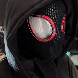 Máscara <span class=keywords><strong>de</strong></span> Spider-Man con Ojos Luminosos Móviles, Máscara <span class=keywords><strong>de</strong></span> Spider-Man Miles Morales, Control Remoto, Máscara Completa para Adultos/Niños, Cosplay - Product Image 3