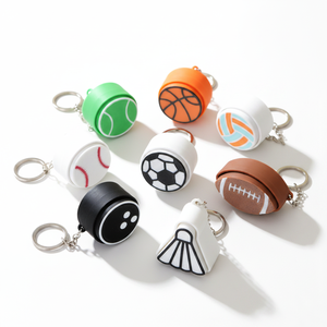 Llaveros Deportivos Personalizados con Logotipo, Llaveros Promocionales Pequeños Hechos a Medida para Fútbol y Baloncesto - Product Image 1