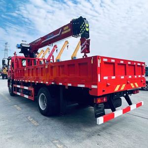 Camion de transport Dongfeng 4*2 personnalisé avec grue à flèche droite et articulée de 10 tonnes pour les travaux d'ingénierie municipale - Product Image 4