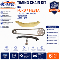 Kit Rantai Timing Baja Paduan Tugas Berat Baru dengan Tensioner dan Guide, Pengganti OE untuk Fiesta 1.0 1.3 1.6L GNTA CLTA, Suku Cadang Perbaikan
