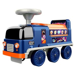 HS Safety Fire motors Police Space Buggies aventures enfants électrique Ride On Car oversize garçons avec lumière et histoire - Product Image 1