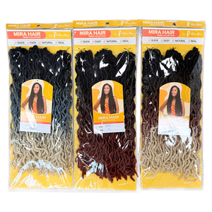 Parrucca con Fascia per Capelli Gypsy Locs, <span class=keywords><strong>Extension</strong></span> Sintetiche Afro Kinky Faux Locs, Trecce African Goddess - Product Image 1
