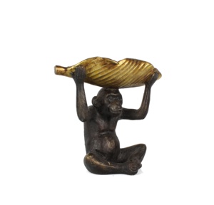 Plateau de singe, en résine, fait à la main, art moderne de luxe - Product Image 5