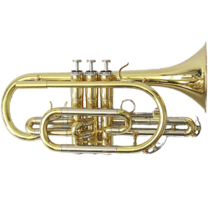 Venta al por mayor profesional BB tono latón cuerpo oro laca cuproníquel diapositiva <span class=keywords><strong>corneta</strong></span> OEM <span class=keywords><strong>instrumento</strong></span> de música otro cuerno <span class=keywords><strong>precio</strong></span> barato - Product Image 1