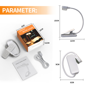 ईग ओम/ओडम 1000mah आंख सुरक्षा ब्लू लाइट फ्री एम्बर लाइट पढ़ने के लिए आंखों के स्ट्रेन क्लिप बुक लाइट - Product Image 4