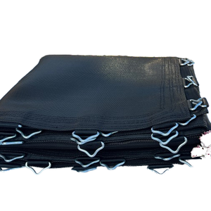 Tapete de Repuesto para Trampolín Negro de Alta Elasticidad, Tela para Trampolín Redonda y Cuadrada, Piezas para <span class=keywords><strong>Cama</strong></span> Elástica de Exterior - Product Image 1