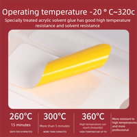 360 haute température résistant PI étiquette étain four résistant à la Corrosion Circuit imprimé PCB adhésif papier Promotion épicerie