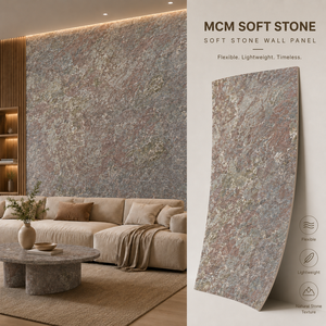 Revêtement mural flexible en pierre souple GreenCity, petites dalles, surface rugueuse, ignifuge, <span class=keywords><strong>pour</strong></span> extérieur, jardin, cour - Product Image 1