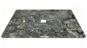 Comptoir de cuisine moderne en granit labradorite bleu naturel poli, résistant aux rayures, imperméable, de luxe - Product Image 3