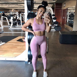 Leshiny sin mujer Fitness cintura alta ropa deportiva leggins pantalones de yoga fitness - Product Image 4