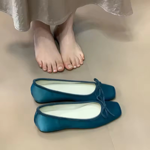 Zapatos Unisex de Tacón Bajo con Punta en Pico, de Cuero Vacuno Genuino, Calados, a la Moda, Estilo 2026 - Product Image 4