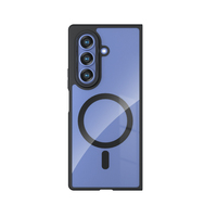 Coque Antichoc Magnétique de Luxe en PC Transparent pour Samsung Galaxy Z Fold 7, Étuis de Téléphone Portable Transparents Mats