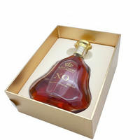 Insert en plastique floqué personnalisé pour bouteilles de whisky et de liqueur, doublure intérieure en plastique floqué velours pour coffret cadeau de vin