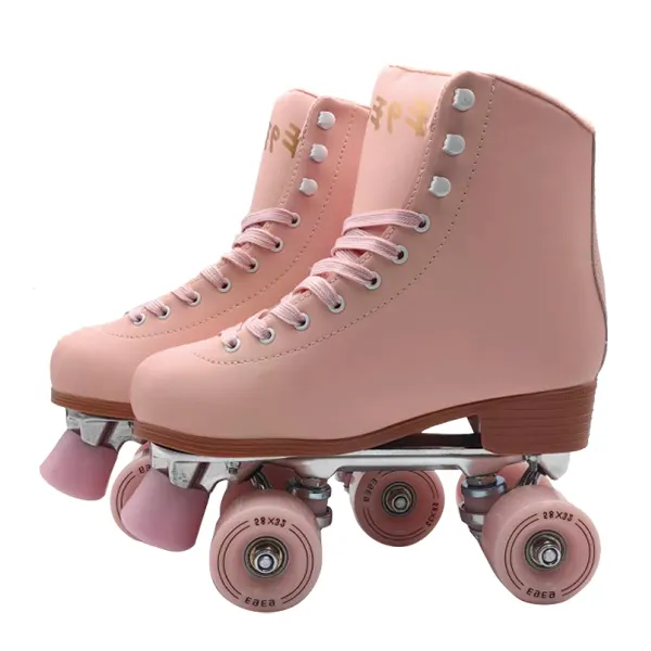 Rolschaatsen Laarzen Vaste Maat 4 Pu Wiel Alu Chassis Voor Kinderen Jongere Volwassen Beginner Professionele Freestyle Schaatsen Jongens Meisje