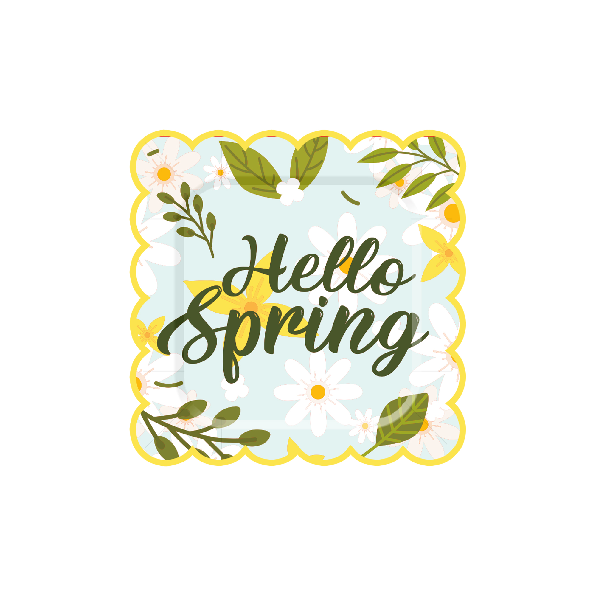 Plato de papel de 8.5 pulgadas * 8 unidades