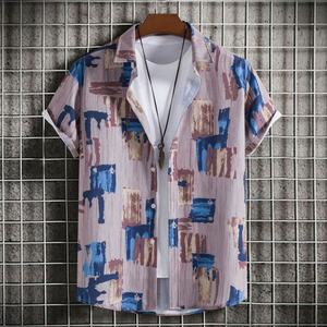 <span class=keywords><strong>Camicia</strong></span> hawaiana a <span class=keywords><strong>maniche</strong></span> <span class=keywords><strong>corte</strong></span> da <span class=keywords><strong>uomo</strong></span>, <span class=keywords><strong>camicia</strong></span> casual stampata da spiaggia, <span class=keywords><strong>camicia</strong></span> Aloha estiva da <span class=keywords><strong>uomo</strong></span> - Product Image 5