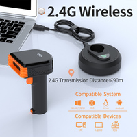 Escáner de Mano Inalámbrico Xincode 2D QR para Códigos de Barras de Precios con OCR y Base de Carga para Supermercado
