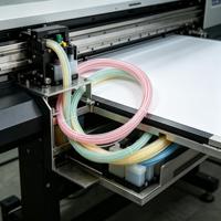Selang PTFE Terlaris Multi Stripe Selang PTFE Food Grade Molding Grade Pipa PTFE Multi Stripe Konstruksi Dinding Tipis