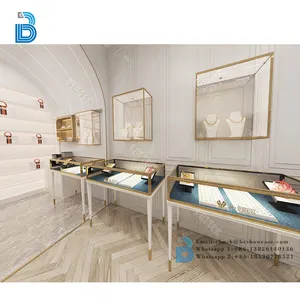Supplier Jewelry Store Showcase Classic Jewelry Display Furniture use Jewelry Showcase For Shop Interior Design