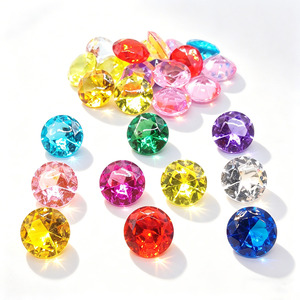 Diamantes acrílicos simulados para joyería DIY, colgantes de gemas con temática de dibujos animados para niños, gemas de parque de atracciones para caza del tesoro y arqueología - Product Image 1