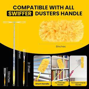 รีฟิลผ้าไมโครไฟเบอร์ทำความสะอาดแบบใช้แล้วทิ้ง 360 องศา สำหรับทำความสะอาดบ้าน <span class=keywords><strong>Klear</strong></span> MT01 - Product Image 3