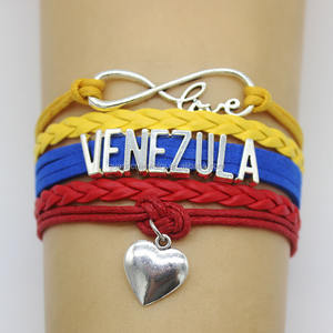 Modische individuelle Venezuela Moldawien Bulgarien Souvenir-Hand-Charmanter-Armbänder Großhandel für Damen - Product Image 3