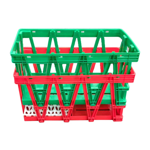 Tái Sử Dụng Cấp Thực Phẩm Stackable Nhựa Trứng Thùng Cho Gia Cầm Gà Trang Trại Lưu Trữ Đóng Gói Và Vận Chuyển - Product Image 2