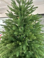 Sapin de Noël Artificiel 90 120 180 210 240 cm de Haut, Pin pour Décoration Intérieure et Extérieure, avec Support pour Noël