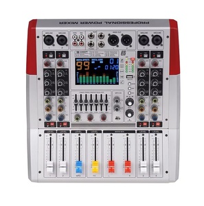 Mezclador Amplificador de Potencia Profesional VR de 4, 6 y 8 Canales, 500W, Consola de Mezclas con MP3, Bluetooth y USB para Actuaciones en Escenario - Product Image 2