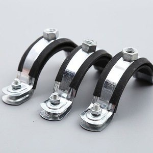 Chất lượng cao tùy chỉnh thực hiện M10 một bên vít Ống Móc áo với cao su đặc biệt từ ODM & OEM nhà máy mạ kẽm kẹp ống - Product Image 3